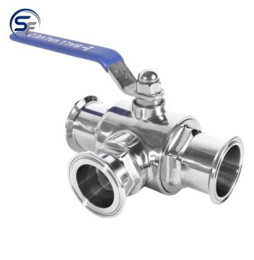 Tri Clover Ball Valve Three Way Supplier in India